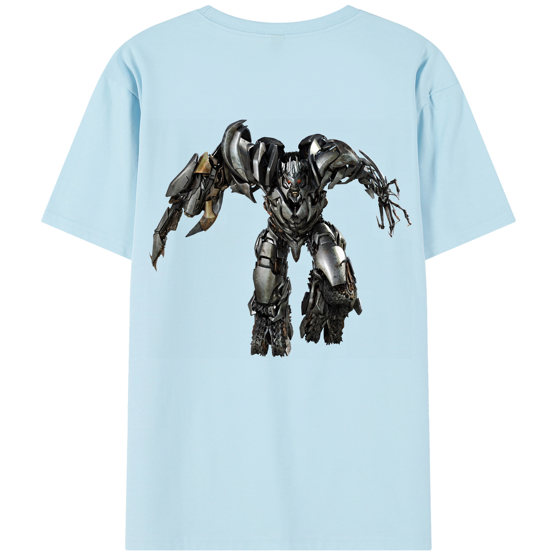 （画像用） Transformers トランスフォーマー 綿100％半袖Tシャツ（背面プリント）